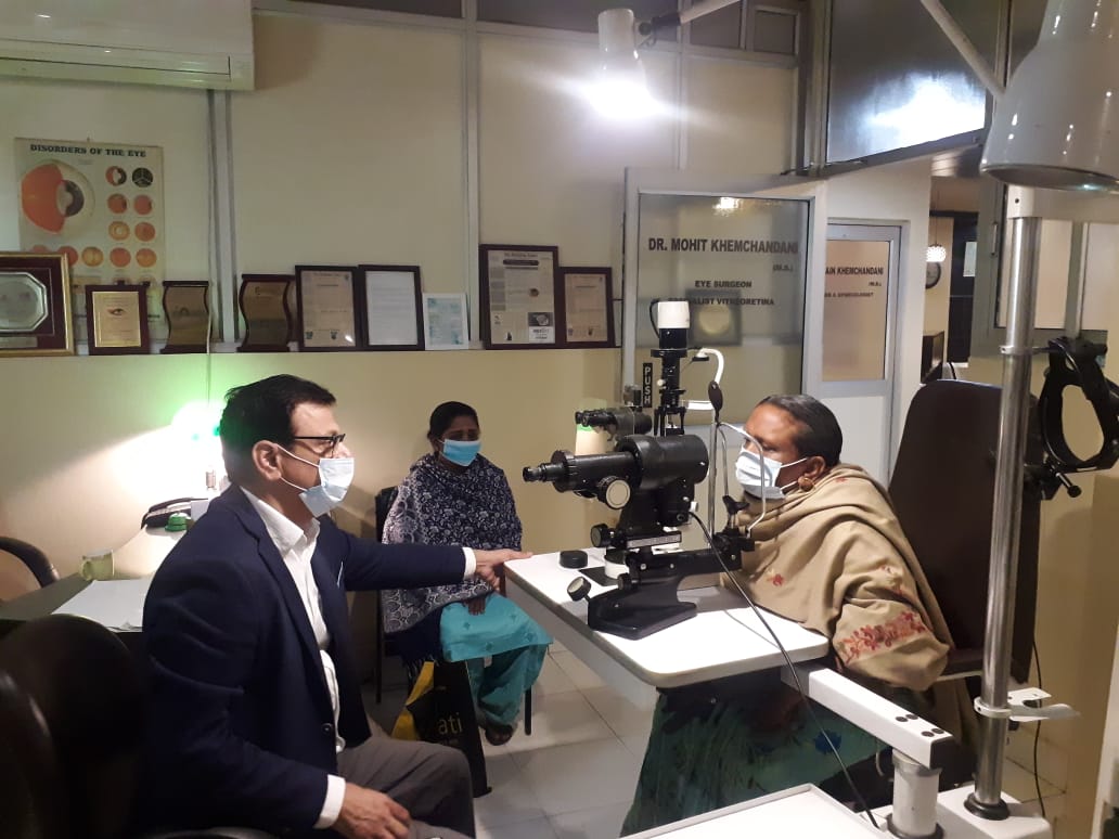 Waiting area for patients at Susanjeevani Hospital, the top eye care hospital in Lucknow